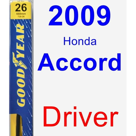 2009 Honda Accord Driver Wiper Blade - Premium (Best Wiper Blades For Honda Accord)