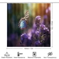 thumbnail image 2 of Wildflowers Butterfly Shower Curtain Sets with Rugs 4 Piece Rustic, 2 of 8