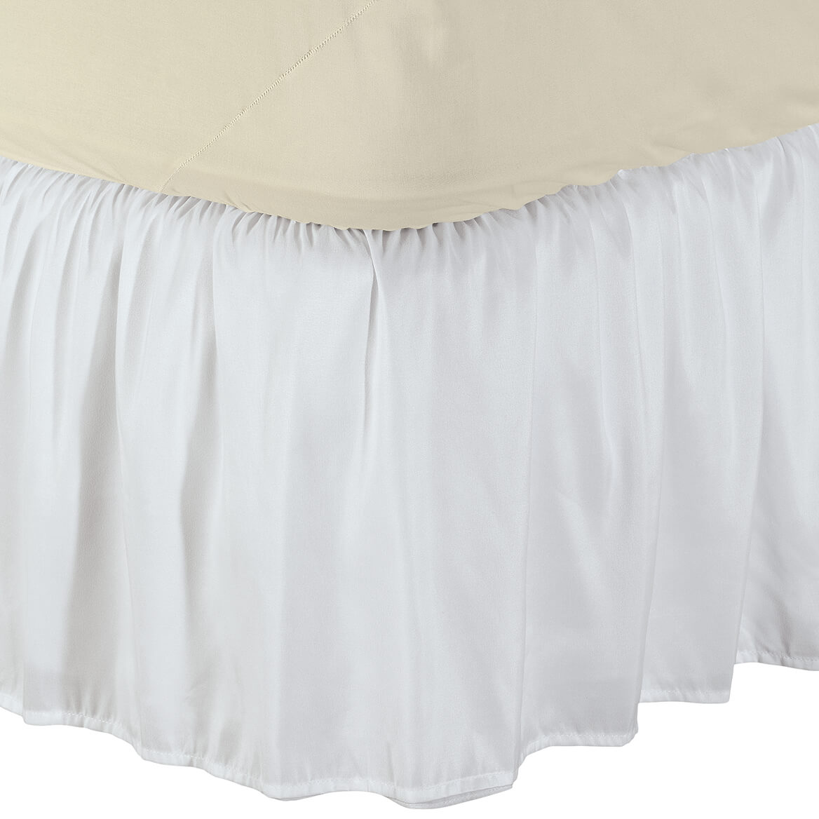 Ruffled BedTite™ Bed SkirtTwinWhite