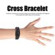thumbnail image 5 of Pulsera de moda ANGGREK negra de Acero inoxidable hecha a mano para cumpleaños para profesores, 5 of 8
