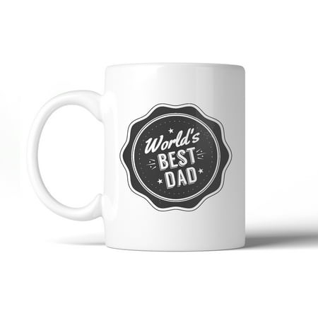 World's Best Dad Ceramic Gift Mug Perfect Fathers Day Gifts For