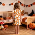 thumbnail image 5 of Leey-World Halloween Pjs Toddler Girls Nightgowns Toddler Princess Soft Halloween Print Pajamas Sleep Dress for Kids, 5 of 7
