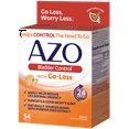AZO Bladder Control with GoLess Daily Supplement, Helps Reduce
