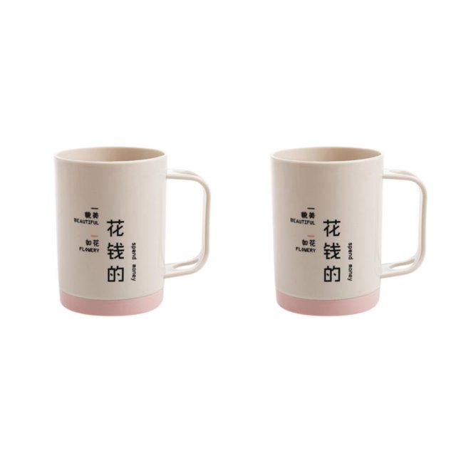 Monstrate Pareja taza de cepillo de contraste Color cepillado de vaso taza de cepillo titular dormitorio rosa 1 2piezas