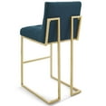 thumbnail image 6 of Bar Stool Chair Barstool, Fabric, Metal Steel, Gold Navy Blue, Modern Contemporary Urban Design, Bar Pub Cafe Bistro Hotel Restaurant Hospitality, 6 of 8