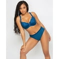 thumbnail image 2 of Tulip Lace Push Up Bra - Blue Sapphire - Final Sale!, 2 of 7