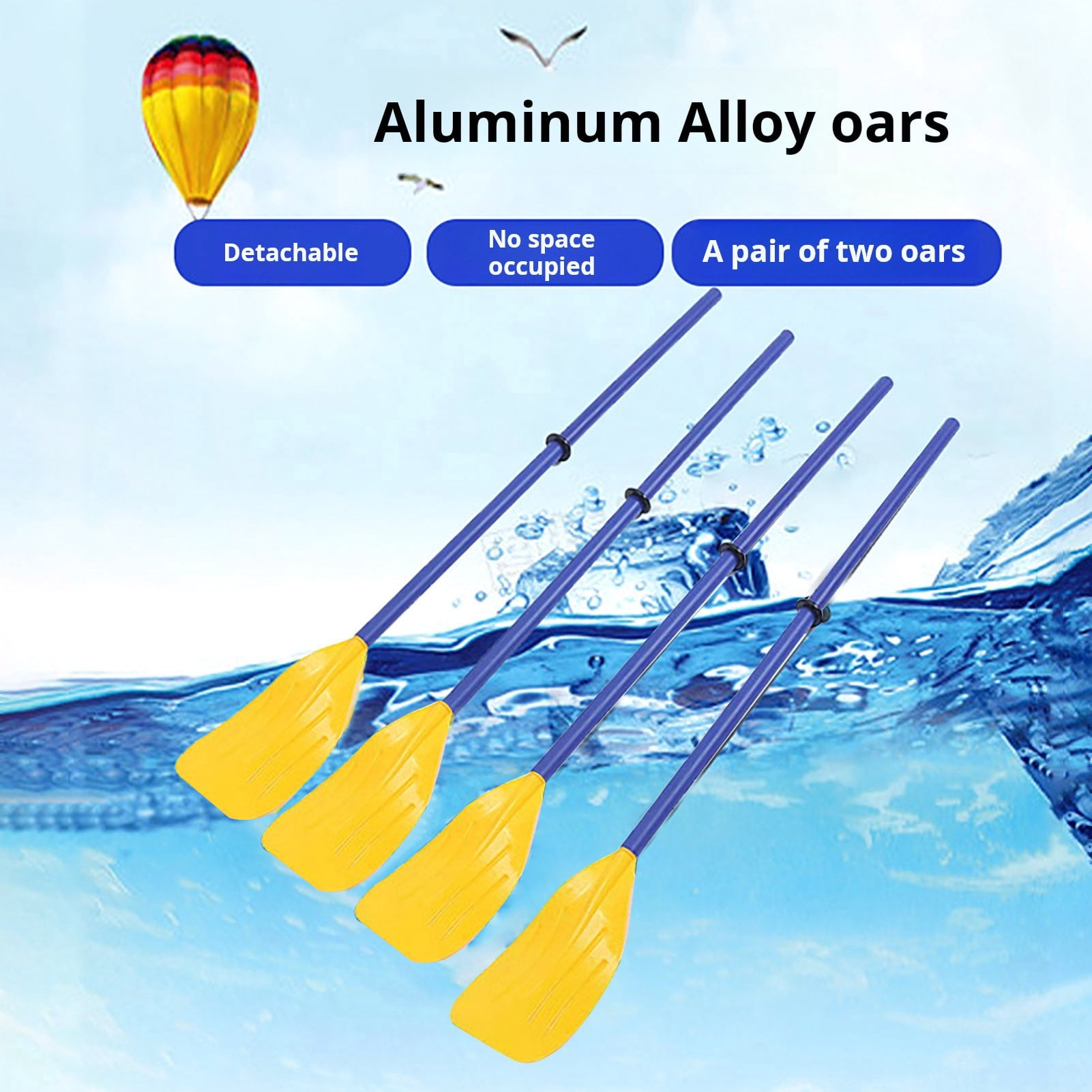 YIFAEUX Kayak Paddle Heavy Duty Aluminum Alloy Shaft Boating Oar Telescopic Water Sports Paddle for Kayaking Boating Canoeing