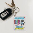 thumbnail image 4 of Back to School Havanese Goodbye Kindergarten Hello 1st Grade Acrylic Keychain Havanese Dog Lover Gifts Idea Collar Charm Tag Keyring - 02011, 4 of 5