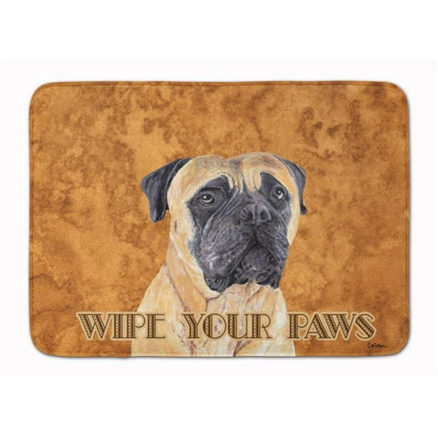 Carolines Treasures SC9125RUG Mastiff Wipe Your Paws Machine Washable Memory Foam Mat
