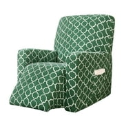 Sofa With Pockets Washable Stretch Polyester Recliner Cover Chair Cloud Printed