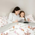 thumbnail image 5 of Manfei Cowgirl Bedding Queen Comforter Set,Rainforst Cactus Mountain Down Comforter,Pink White Brown Bedding Sets Queen with Comforter,Ultra Soft Bedroom Decorative Reversible,3 Pieces, 5 of 8