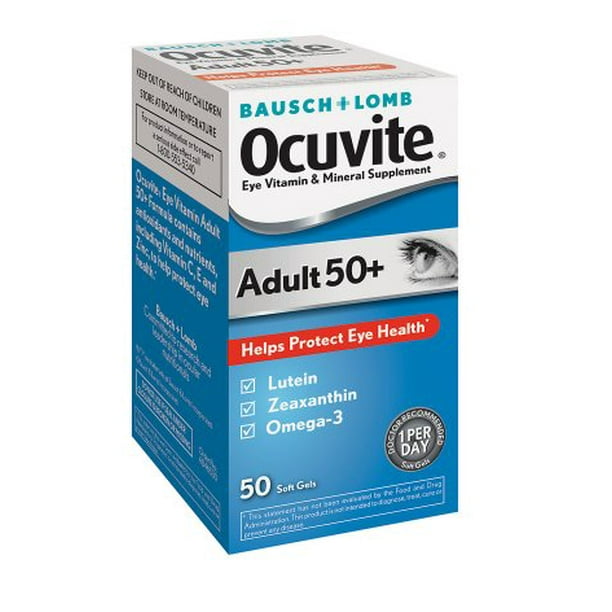 Ocuvite Adult 50+ Multivitamin Supplement Ascorbic Acid / Vitamin E 30