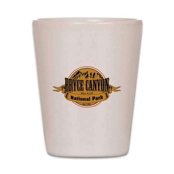 CafePress - Bryce Canyon 2 - White Shot Glass, Unique and Funny Shot Glass