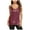 Pink, variant on fartey Womens Sparkly Sequin Tank Tops Double Spaghetti Strap V Neck Vest Shirts Solid Color Sleeveless Party Club Cocktail Tee