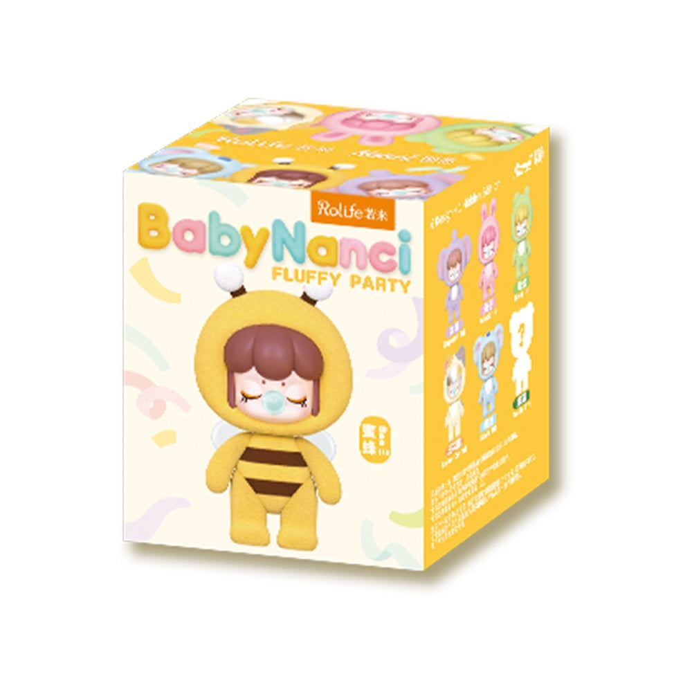 Rolife BabyNanci Fluffy Party 6Pcs Surprise Figure Dolls Blind Box Handmade Decoration Surprise Box Children's Christmas Gifts