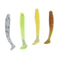 thumbnail image 4 of 200 cebos blandos de silicona resistentes, fluorescentes, reflectantes, realistas, con cola en T para pesca en agua salada., 4 of 14