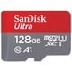 thumbnail image 1 of Memoria Sandisk Ultra MicroSDXC UHS-I U1 Clase 10 de 128GB Sandisk SDSQUA4-128G-GN6MA, 1 of 2