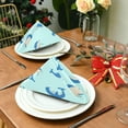 thumbnail image 3 of GZHJMY Dolphin Cloth Napkins Set of 1, Reusable Washable Polyester Dinner Napkins for Family, Restaurant, Wedding, Party Decor 20 x 20 Inch, 3 of 7