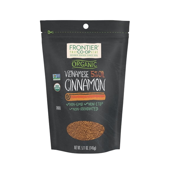 Frontier Co-op Certified Organic Vietnamese Cinnamon, 5.11 oz. Bag