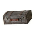 thumbnail image 5 of Segolike Treasure Chest Decorative Box Wooden Unique Home Decor Handheld Ornament Gift for Women Collection Desktop Keepsake Organizer Grey, 5 of 8
