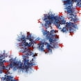thumbnail image 4 of 6.66/33.3 FT Valentines Day Easter St. Patrick's DayGarland Decor Red Pink Purple Heart Tinsel Garland Metallic Glitter Hanging Garlands Valentines Day Decorations for Tree Mantel Home Indoor Wedding, 4 of 9