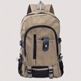thumbnail image 5 of Men's Large Capacity Fashion Backpack Casual Retro Canvas Travel Rucksack Students Schoolbag, 5 of 5