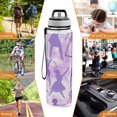 thumbnail image 7 of Sports Water Bottle 1000ML Tritan Food Grade Clear Water Bottle Fitness Outdoor Sports Bike Dance, 7 of 7