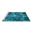 thumbnail image 2 of Ahgly Company Machine Washable Indoor Rectangle Persian Turquoise Blue Bohemian Area Rugs, 4' x 6', 2 of 4