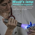 thumbnail image 3 of "Wood's Lamp pet cat, dog Wood's Black light Flashlight cat Ringworm Detector,Doctor Pet Urine Detector,for Analyzing Skin Dog Cat Care Bed Bug Inspect.", 3 of 6