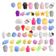 thumbnail image 1 of Juguete Escuichi Squishy Barato Kawaii Antiestres Mochi 64 pzs COLORES, 1 of 5