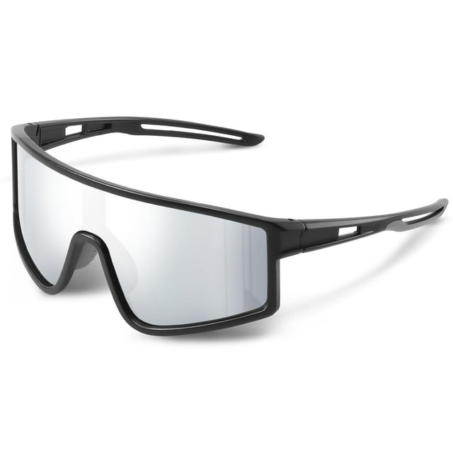 Gafas de Sol Deportivas Kegrimi para Béisbol y Ciclismo Polarizadas Plata