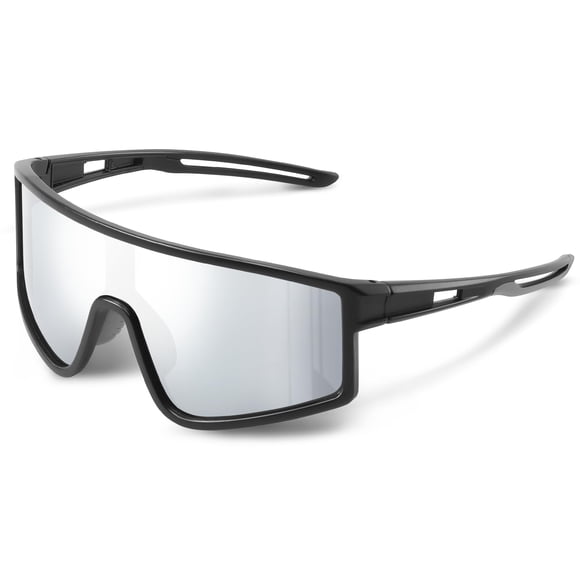 Gafas de Sol Deportivas Kegrimi para Béisbol y Ciclismo Polarizadas Plata