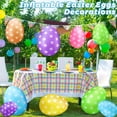 thumbnail image 3 of ZenCart 19" Inflatable Easter Eggs Decorations Giant Easter Egg Ornament Colorful Eggs Outdoor Yard Decor for Living Room Office Garden Lawn, 3 of 8