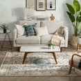 thumbnail image 4 of Well Woven Djemila Medallion Beige Vintage Persian Floral Oriental 3 x 5 (3'11'' x 5'3'') Area Rug Neutral Modern Shabby Chic Thick Soft Plush Shed Free, 4 of 8