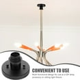 thumbnail image 3 of unbranded Portabombillas E26 Color Negro Compatible Con Casquillo De De Para Proyectos DIY, 3 of 6