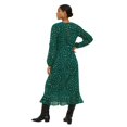 thumbnail image 2 of Dorothy Perkins - Vestido Midaxi Estampado Animal de Gasa para Mujer (Verde), 2 of 3