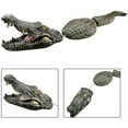 thumbnail image 2 of Kuriozud 31.5 Inches Floating Crocodile Decoy for Pool, Pond, Garden and Patio, Floating Alligator Decoy Goose Duck Control Garden Park Decor (31.49inchX5.51inchX4.72inch), 2 of 6