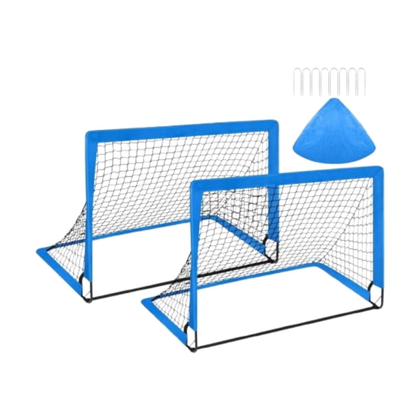 Portería de fútbol para niños, portería de fútbol, mini portería de fútbol con bolsa de transporte, equipo de entrenamiento para gimnasio en el