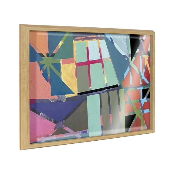 Blake Scaffolding 24 in x 18 in Framed Painting Art Print, by Kate and Laurel