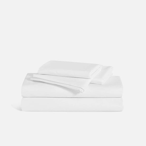 Bed Sheet Set 4 Piece with 1 Zipper Closure Duvet Cover - 100% Egyptian Cotton & 600 Thread Count 5 Piece Bedding Sheet Set - Fit Upto 12" Inch Deep Pocket - White Solid, Full-XXL Size.