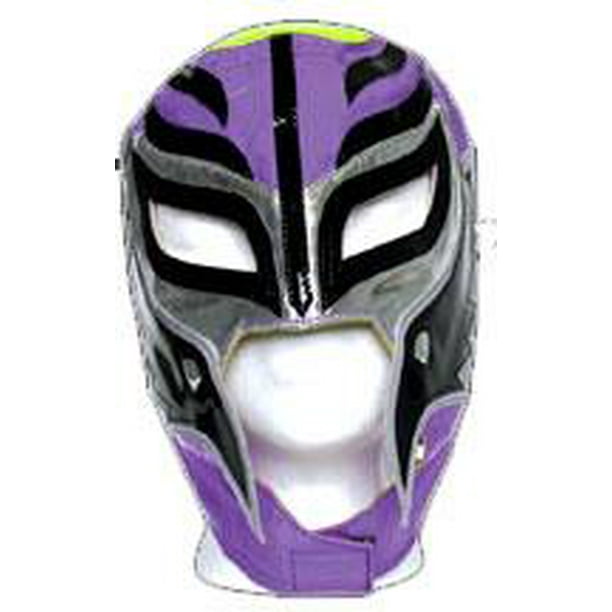 Wwe Wrestling Wcw Rey Mysterio Replica Mask Youth Purple Black Walmart Com Walmart Com
