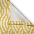 thumbnail image 3 of Ambesonne Yellow and White Kitchen Curtains, Ocean Waves, 55"x39", Marigold White, 3 of 3
