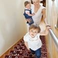 thumbnail image 2 of Paw Collection Contemporary, Cozy, Vibrant and Soft Stair Tread Mats & Rugs, 9'' x 28'', 2 of 7