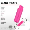 thumbnail image 4 of SABRE Pepper Spray with Quick Release, Helps Fight Breast Cancer, Pink, 4 of 10