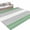 Fruit green gray, variant on Entryway Rug 2'x3', Haze Blue Grey Stripe Kitchen Runner Rugs Non-Slip Carpet Mats, Modern Art Horizontal Striped Bedside Rugs Runners Washable Floor Carpet for Bathroom Laundry Room