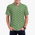 thumbnail image 1 of Fotbe 60s and 70s Style Camiseta Polo de Golf para Hombre con Estampado – Camisa Deportiva Transpirable con Cuello Abotonado-Small, 1 of 6