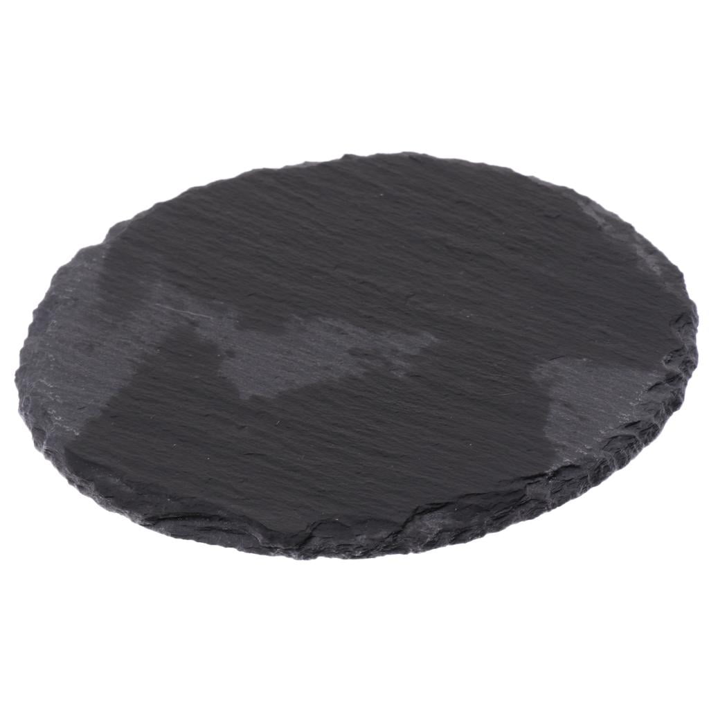 BELOVING Reptile Feeding Dish Water Food Bowl Rock Plate for Tortoise Round Circular