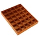 thumbnail image 1 of Caja de exhibición de rejilla de madera Caja de madera Bandeja de clasificación de madera Soporte de exhibición Caja organizadora de madera, 1 of 8