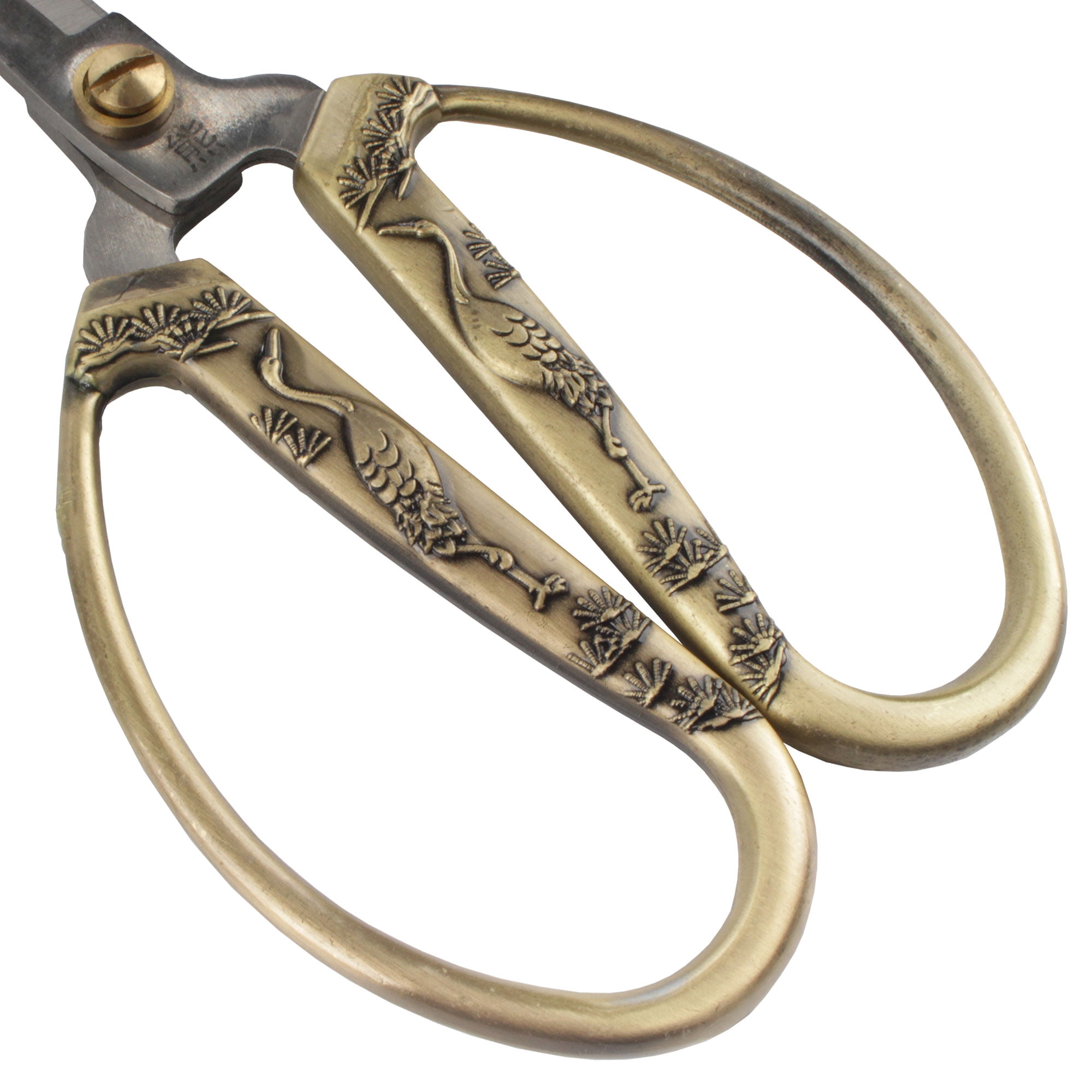 JubileeYarn Crane Motif Small Embroidery Scissors - Bronze - 30 Scissors