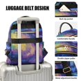 thumbnail image 4 of JIALIOU Mini Backpack Purse for Women Quilted Casual Daypack Small Travel Shoulder Bag, Abstract Swirling Galaxy, 4 of 7